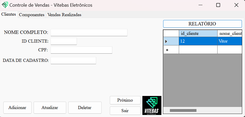 Imagem do projeto clientes
